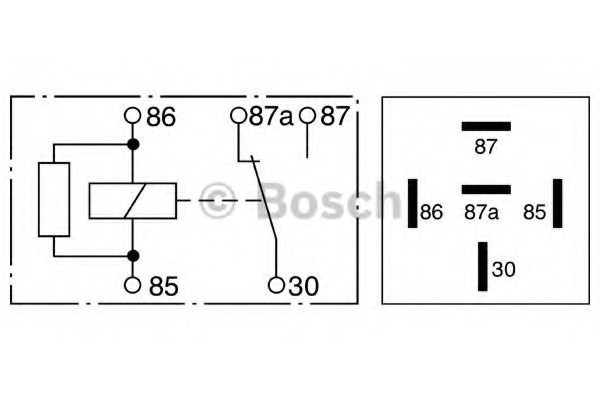 BOSCH 0 332 209 207 Relay, main current